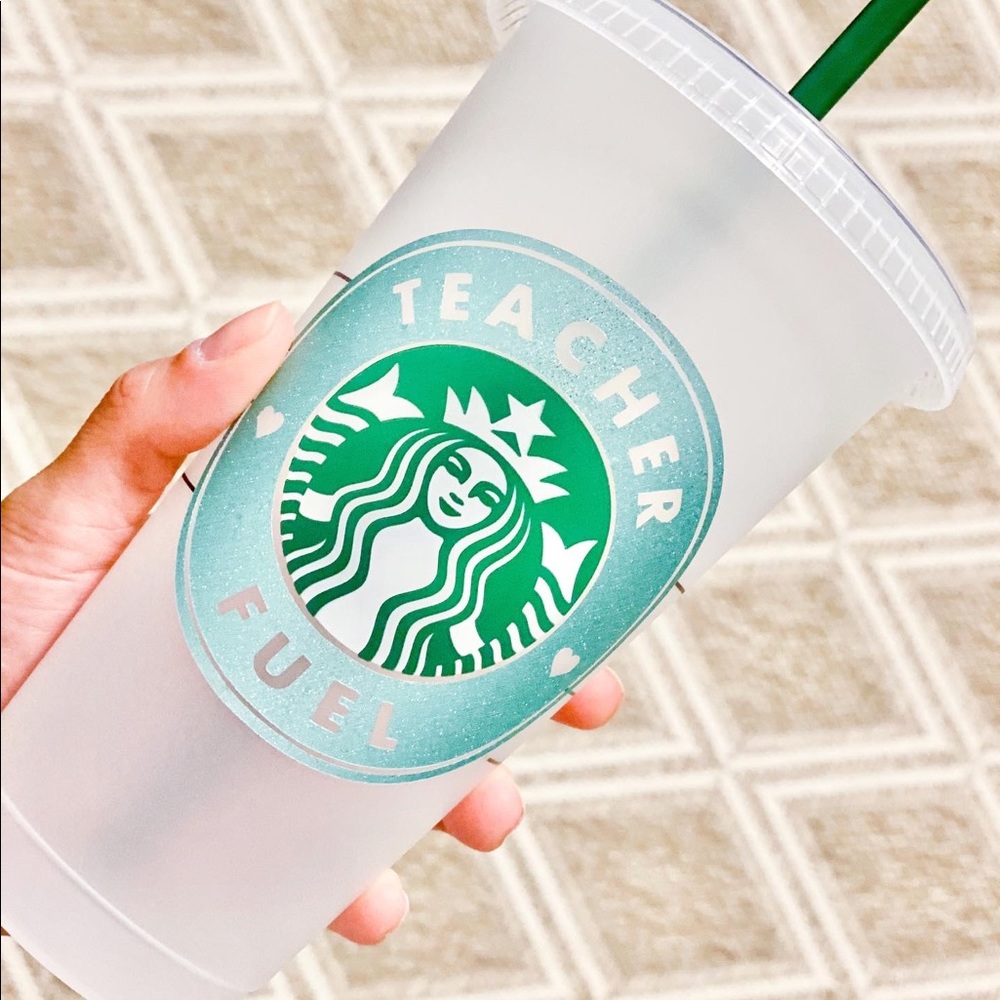 Teacher fuel Starbucks reuse cup